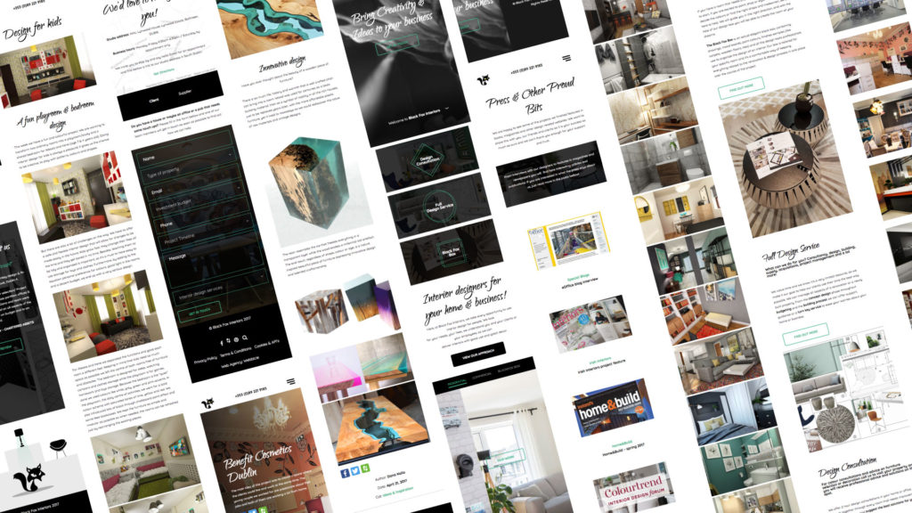 black fox mobile design