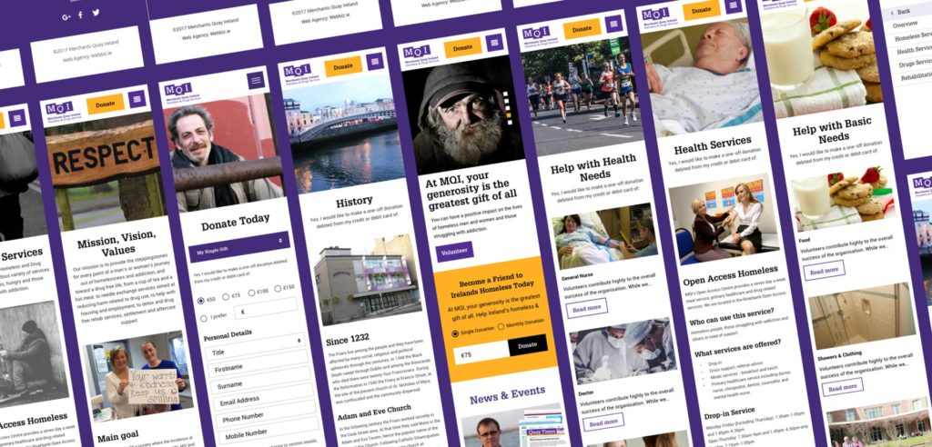 merchants quay mobile design